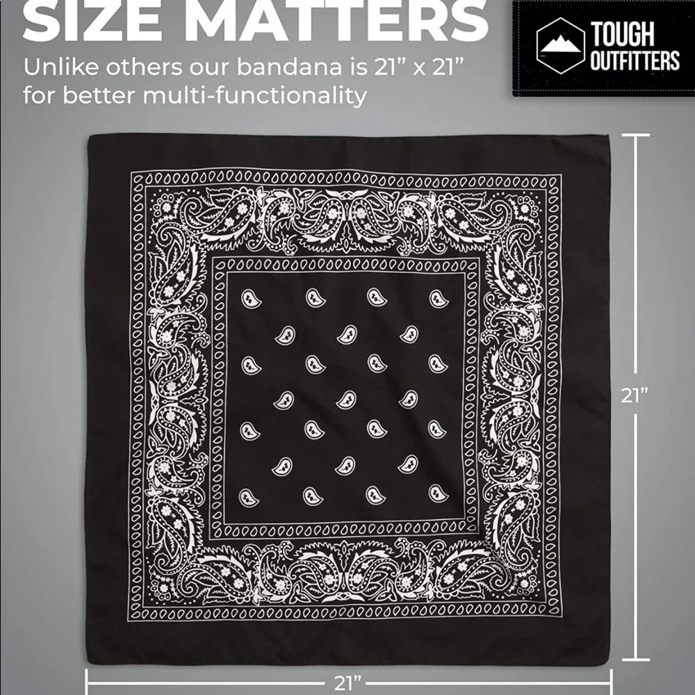 5 Large Bandanas
